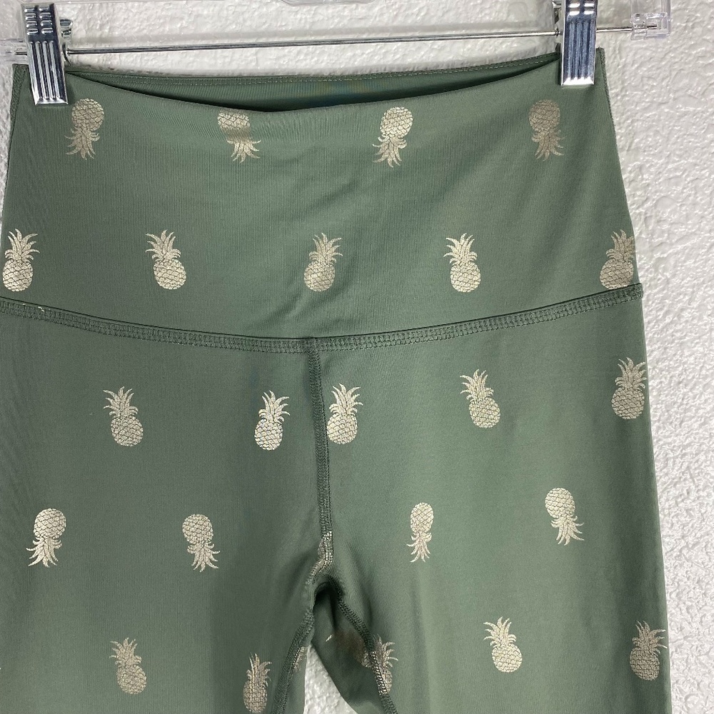 Beyond Yoga Pineapple Print High Waist Leggings SZ S - Picture 2 of 5